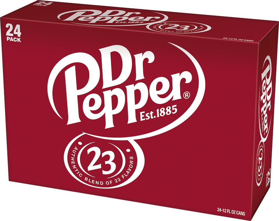 slide 3 of 5, Dr Pepper Soda, 12 fl oz cans, 24 pack, 24 ct