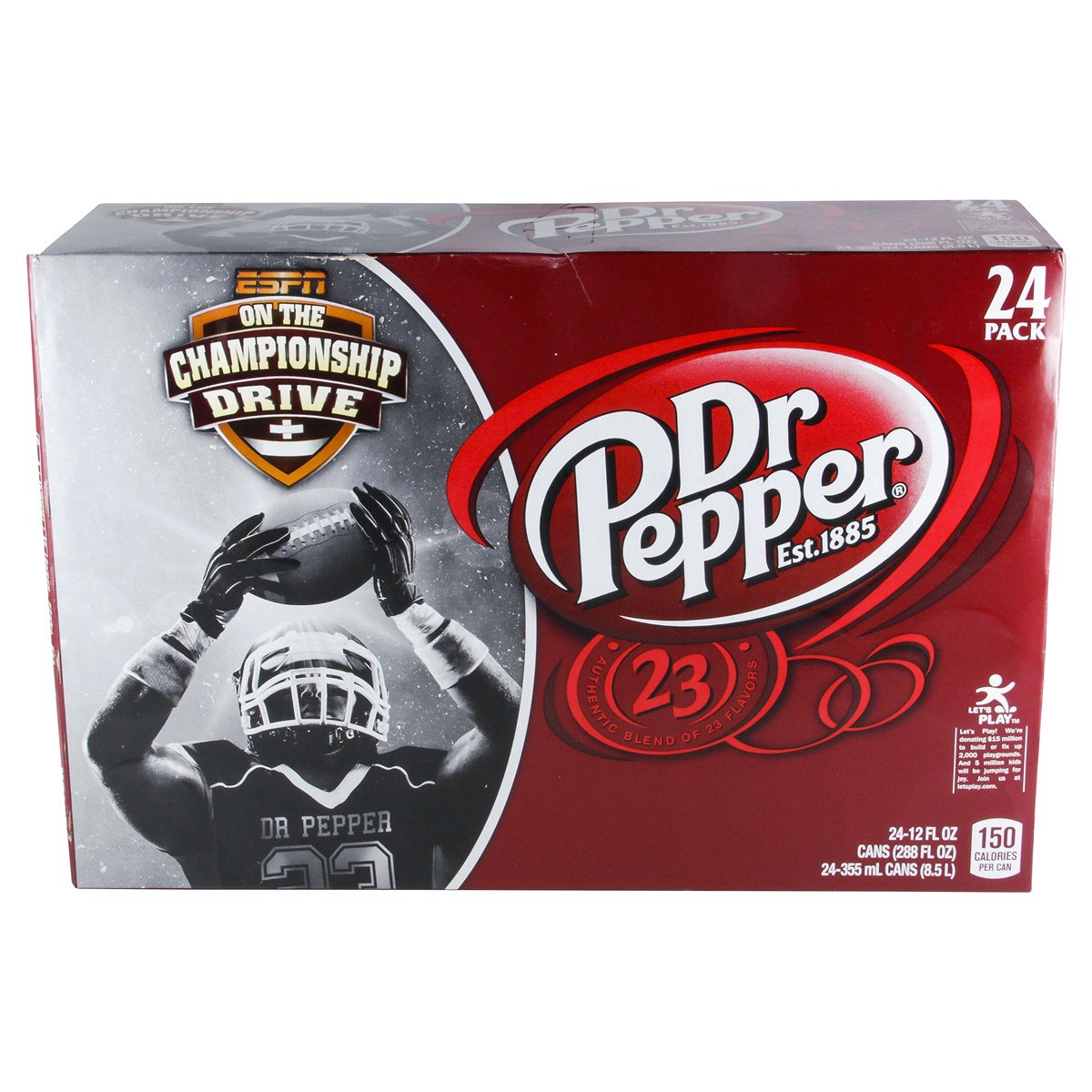 slide 1 of 5, Dr Pepper Soda, 12 fl oz cans, 24 pack, 24 ct