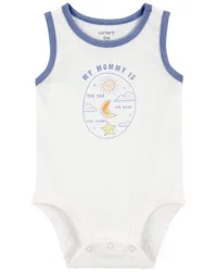 Carters Baby Mommy Sleeveless Bodysuit Ivory 18M