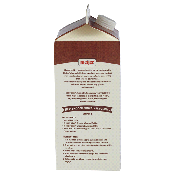 slide 4 of 9, Meijer Chocolate Almond Milk, 64 fl oz
