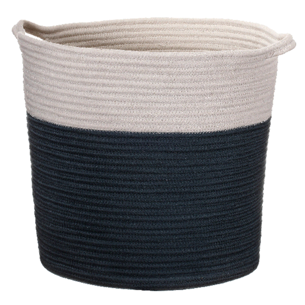 slide 1 of 1, Room & Retreat Coiled & Sewn Rope Basket Extra Large, 1 ct