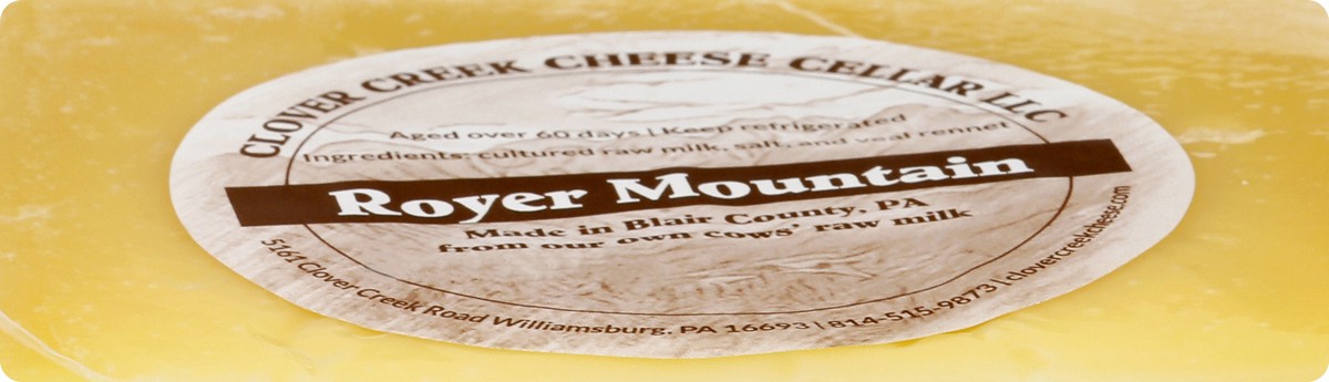 slide 5 of 13, Clover Creek Cheese Cellar Royer Mountain Cheese 6 oz, 6 oz