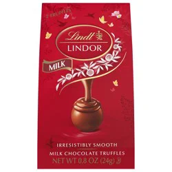 Lindt Lindor Easter Milk Mini Truffles, 0.8oz 2ct Bag
