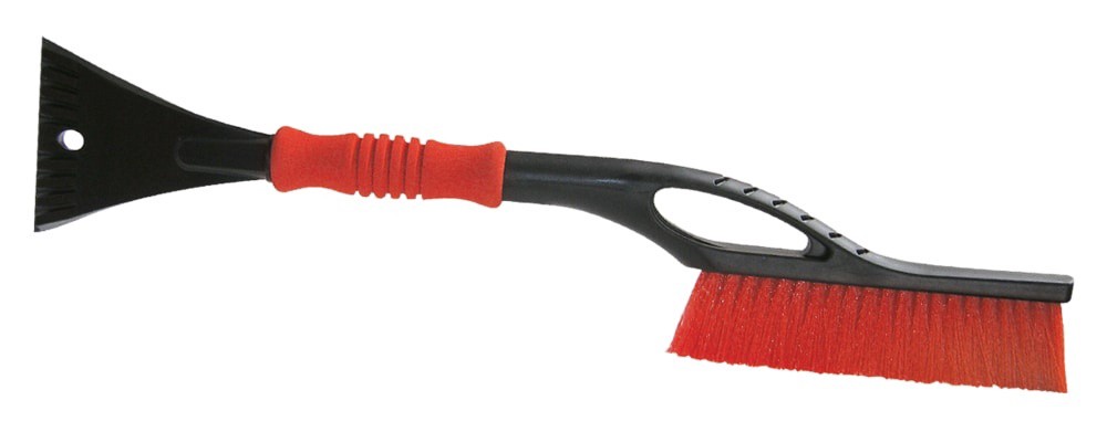 slide 1 of 1, Emsco Bigfoot Deluxe Snowbrush & Ice Scraper - Orange/Black, 23 in
