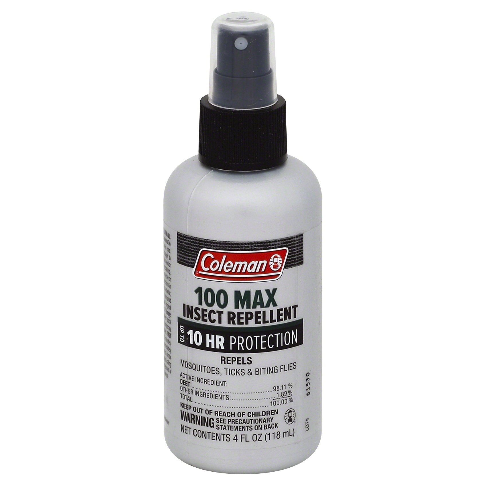 slide 1 of 1, Coleman's 100% Max Deet Insect Repellent, 4 oz