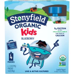 Stonyfield Organic Kids Blueberry Lowfat Yogurt