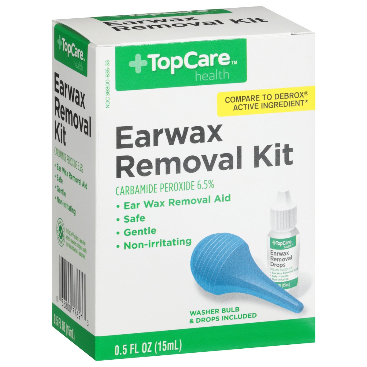 slide 4 of 9, TopCare Health Earwax Removal Kit 0.5 fl oz, 0.5 fl oz