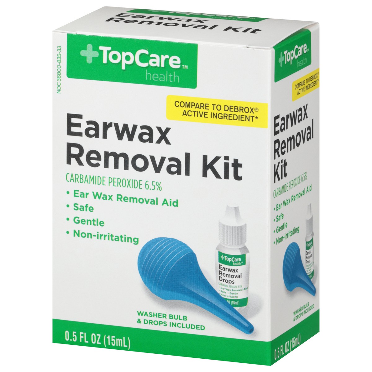 slide 3 of 9, TopCare Health Earwax Removal Kit 0.5 fl oz, 0.5 fl oz