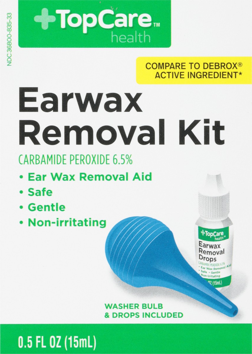 slide 2 of 9, TopCare Health Earwax Removal Kit 0.5 fl oz, 0.5 fl oz