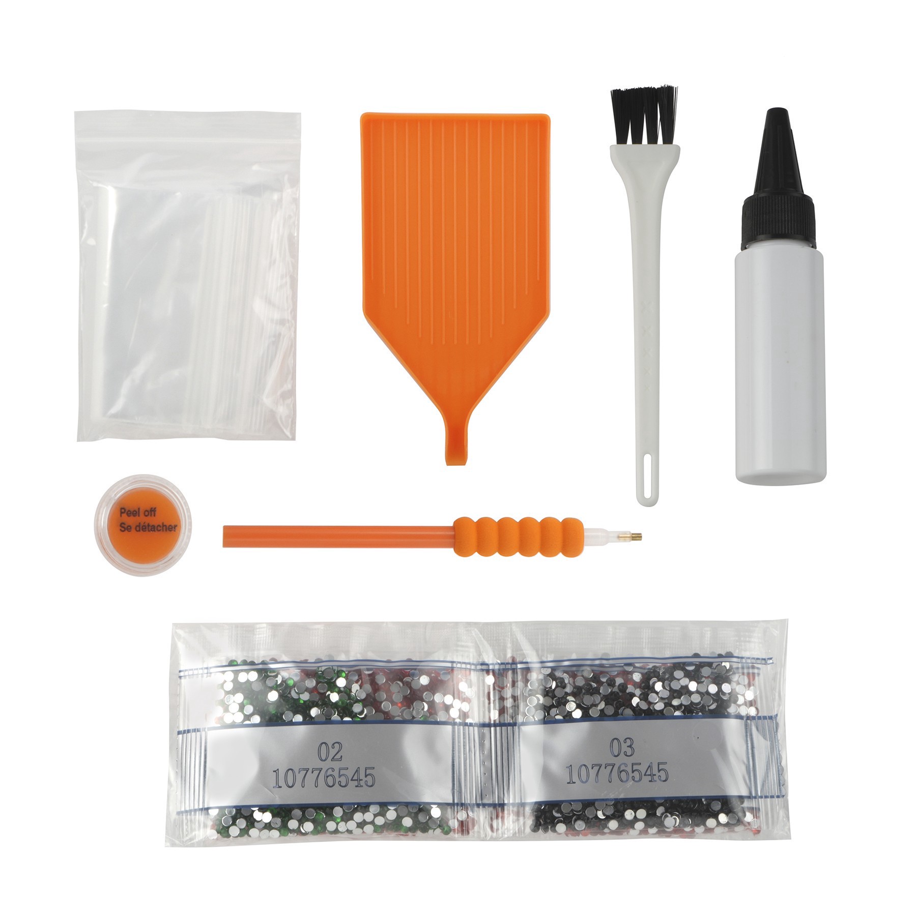 slide 3 of 4, 5.5" Jack-O'-Lantern Light-Up 3d Diamond Art Kit By Make Market, 5.5 in