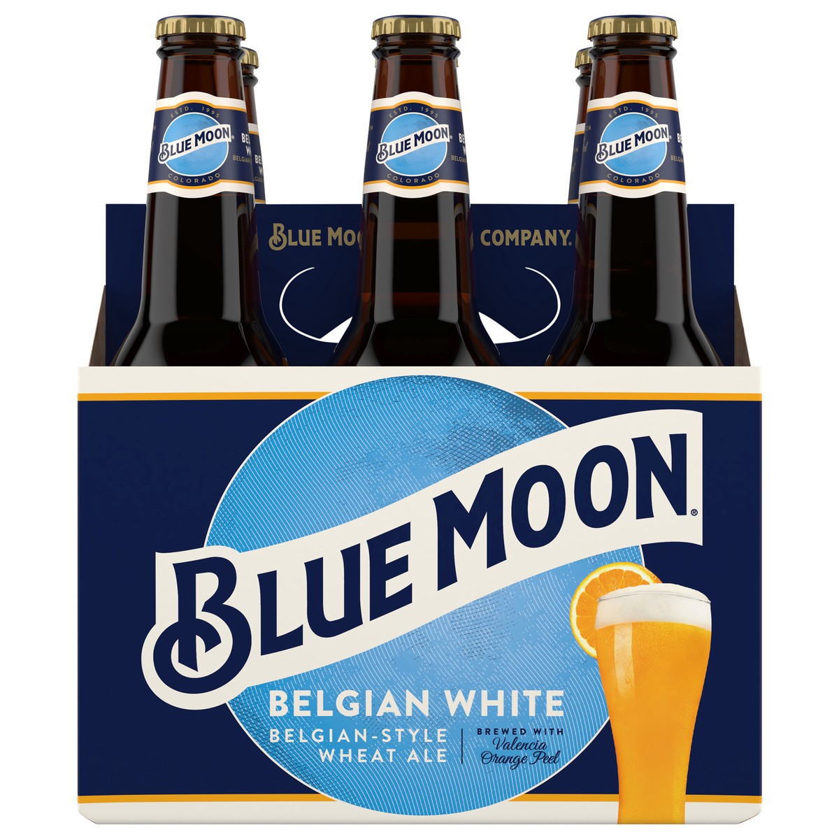 slide 1 of 9, Blue Moon Beer, 6 ct