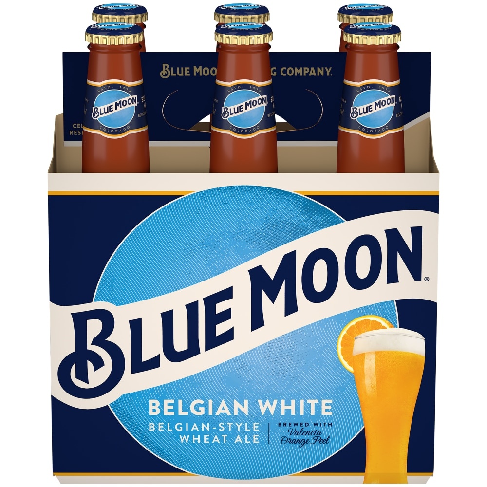 slide 1 of 2, Blue Moon Belgian White, 6 ct; 12 oz