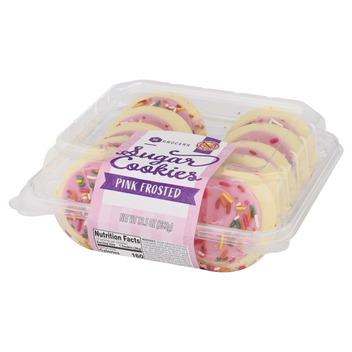 slide 4 of 14, SE Grocers Pink Frosted, 1 ct