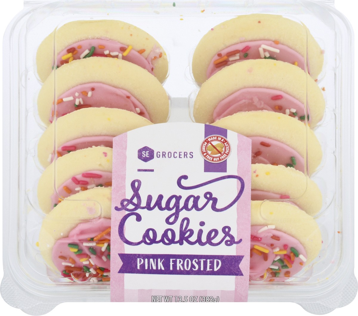 slide 8 of 14, SE Grocers Pink Frosted, 1 ct