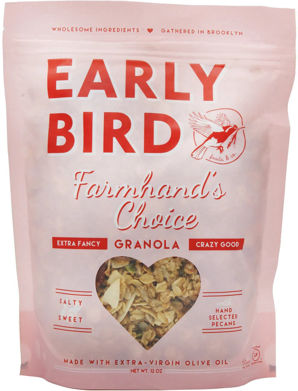 slide 1 of 1, Early Bird Farmhands Sweet Salty Granola, 12 oz