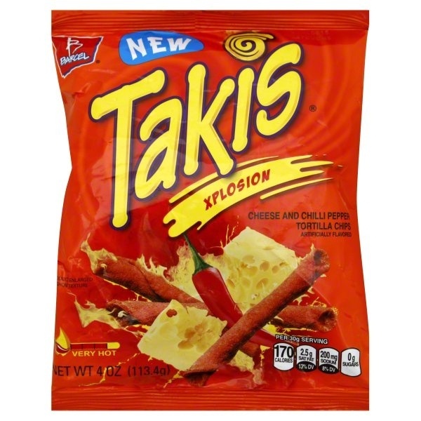 slide 1 of 1, Takis Xplosion Chips, 4 oz
