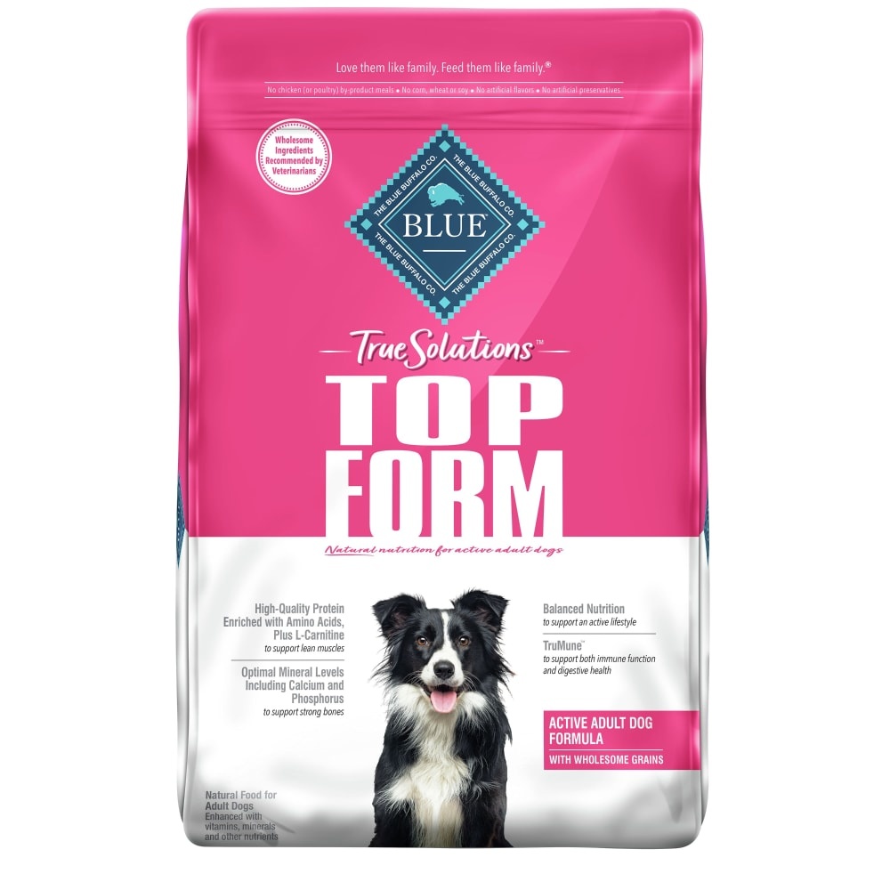 slide 1 of 1, Blue Buffalo True Solutions Top Form Active Adult Dog Food, 11 lb