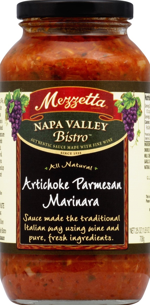 slide 2 of 2, Mezzetta Napa Valley Bistro Artichoke Marinara Sauce, 25 oz