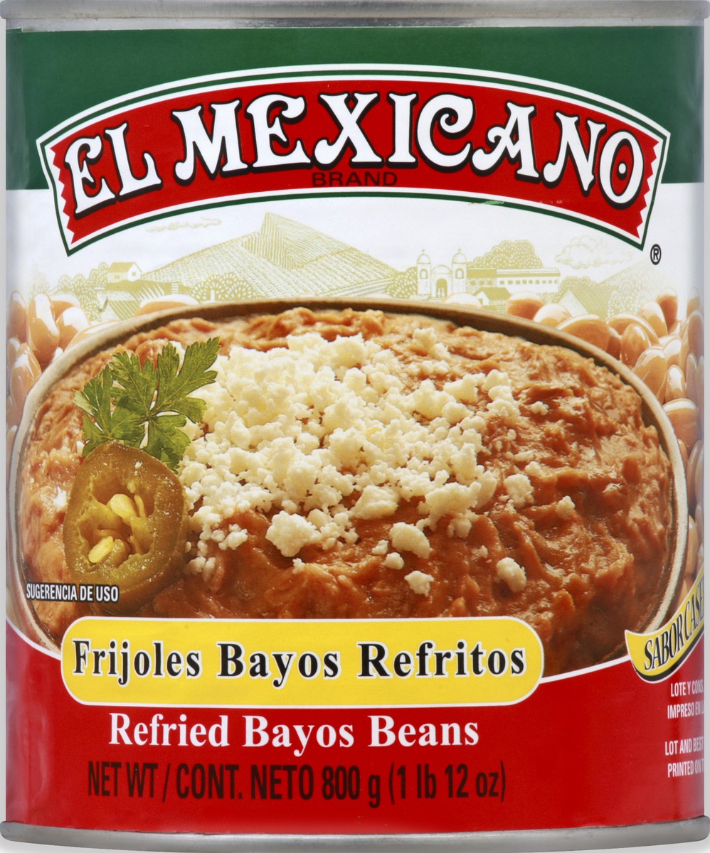 slide 4 of 10, El Mexicano Refried Beans, 26 oz