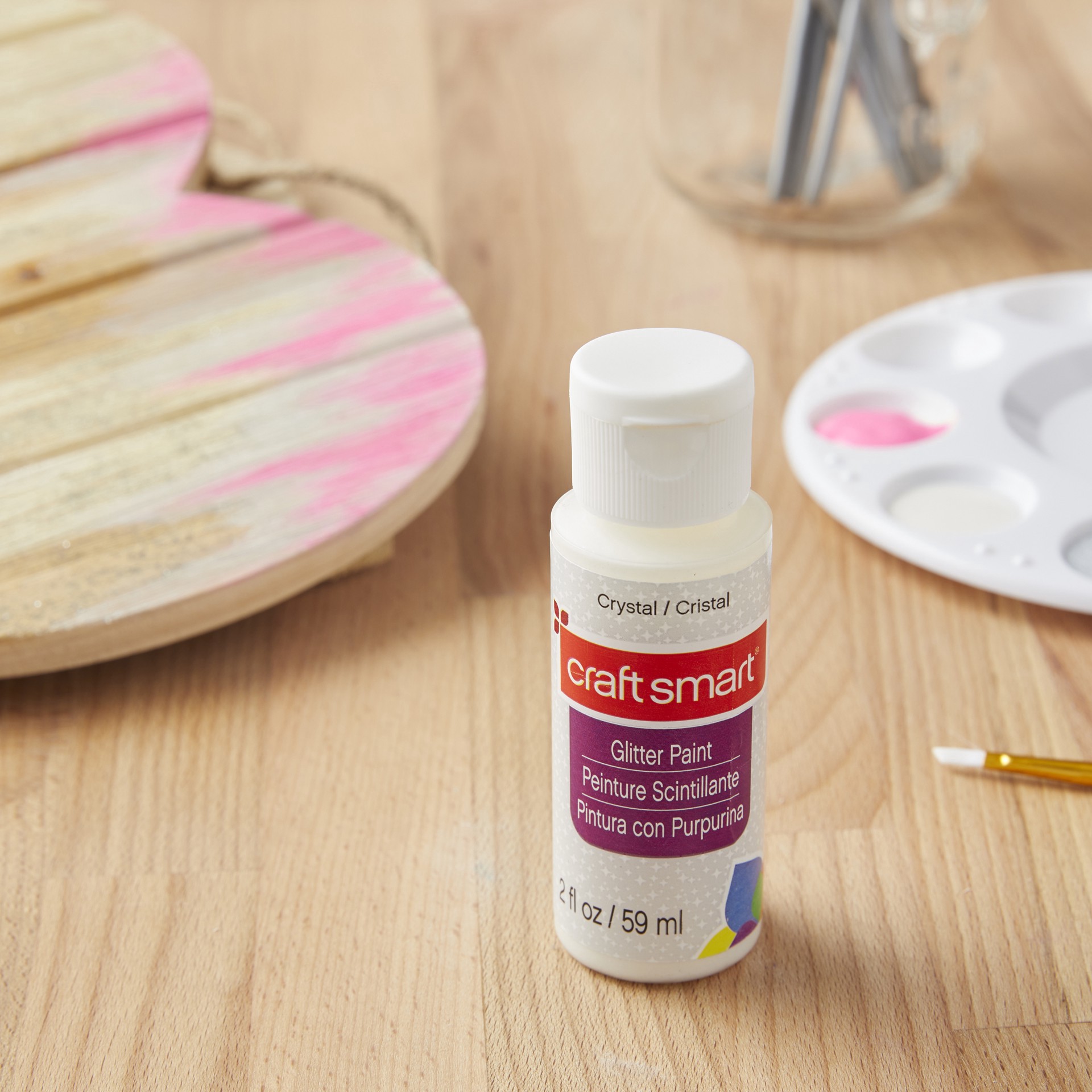 slide 3 of 3, 2oz. Glitter Paint By Craft Smart, 2 oz