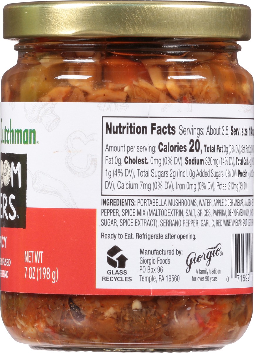 Giorgio Mushroom Toppers Diced Hot & Spicy Mushrooms 7 oz 7 oz | Shipt