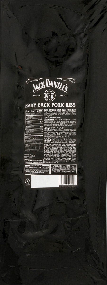 slide 2 of 14, Jack Daniel's Baby Back Pork Ribs BBQ Sauce, 24 oz