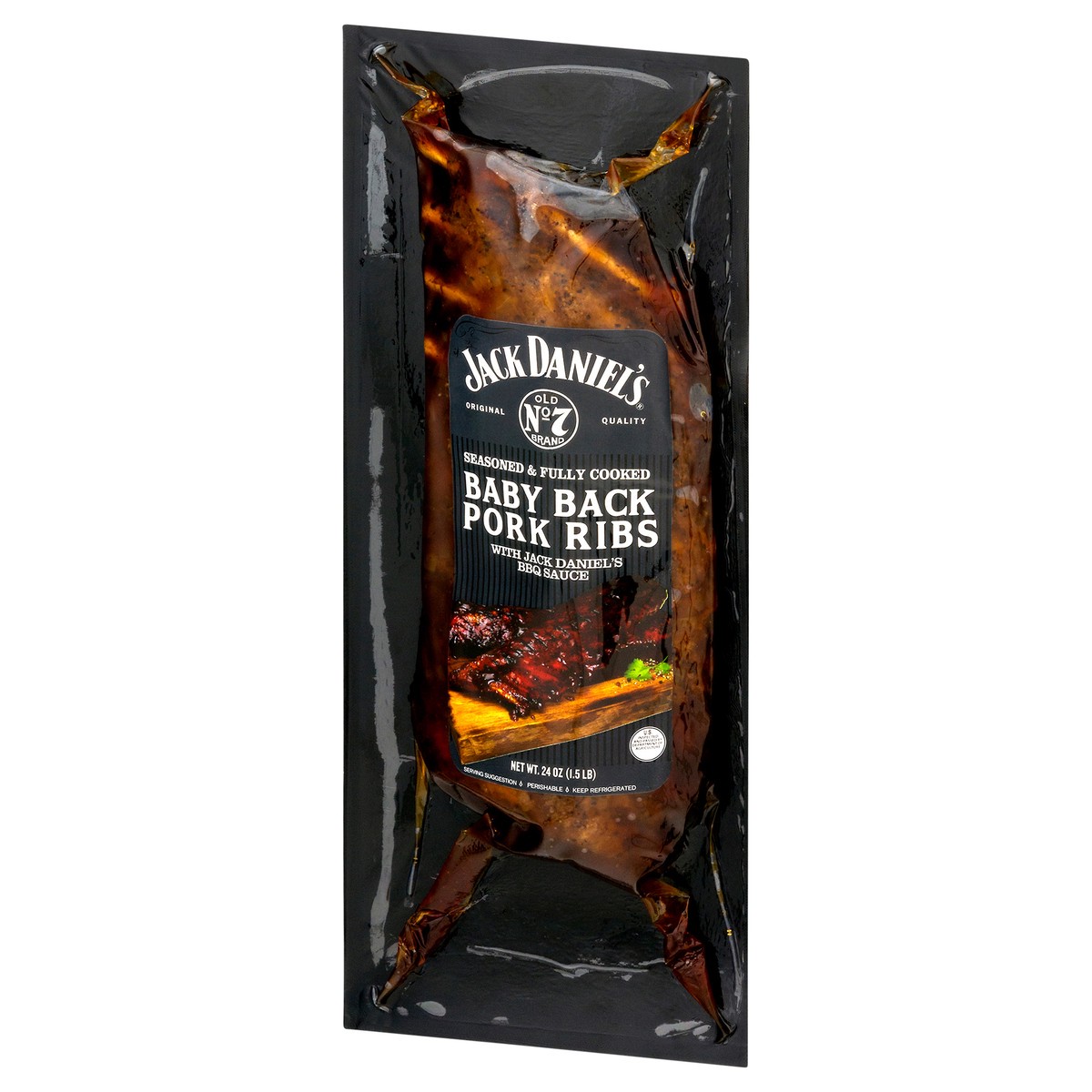 slide 5 of 14, Jack Daniel's Baby Back Pork Ribs BBQ Sauce, 24 oz