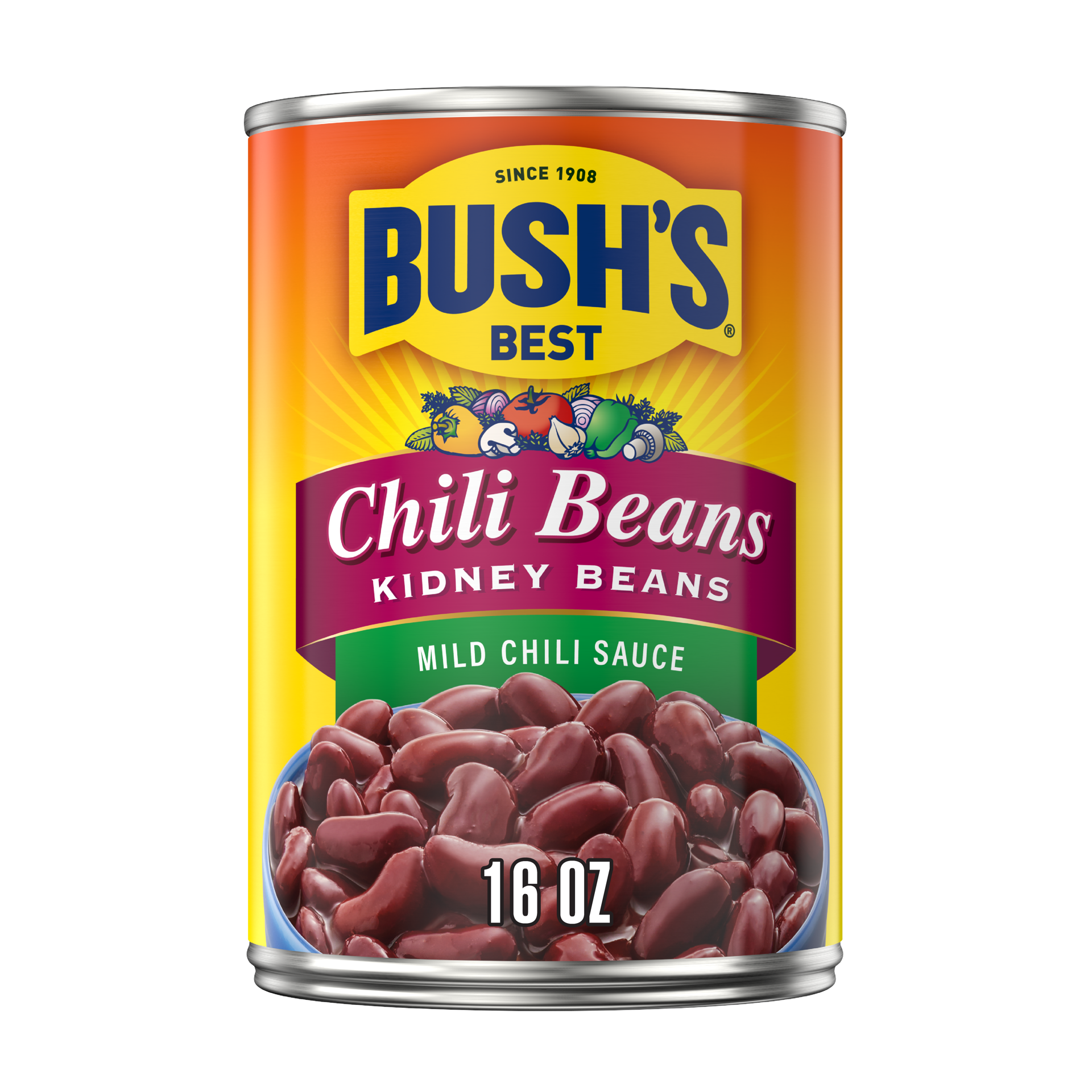 slide 1 of 6, Bush's Best Bush's Kidney Beans in a Mild Chili Sauce 16 oz, 16 oz