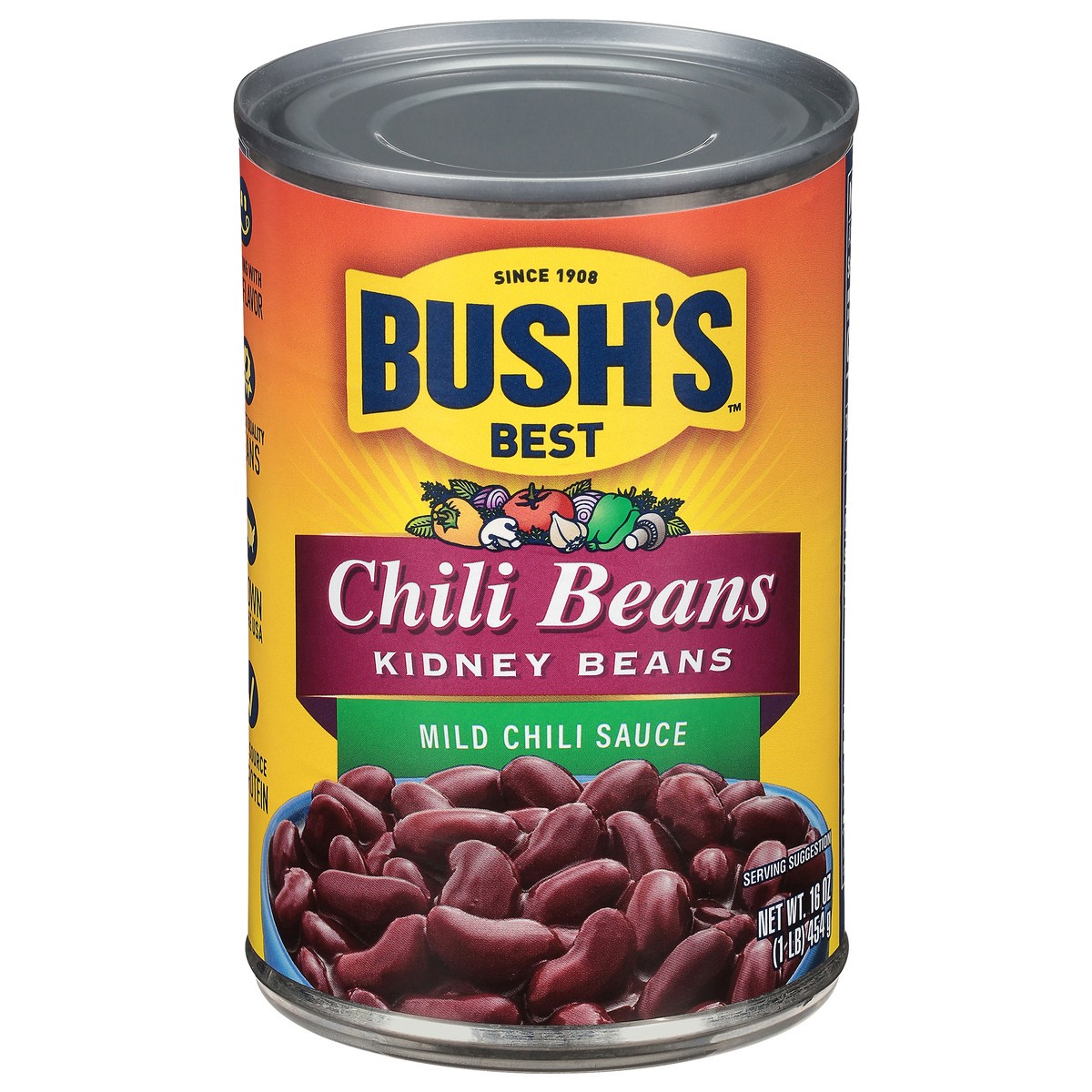 slide 1 of 6, Bush's Best Bush's Kidney Beans in a Mild Chili Sauce 16 oz, 16 oz