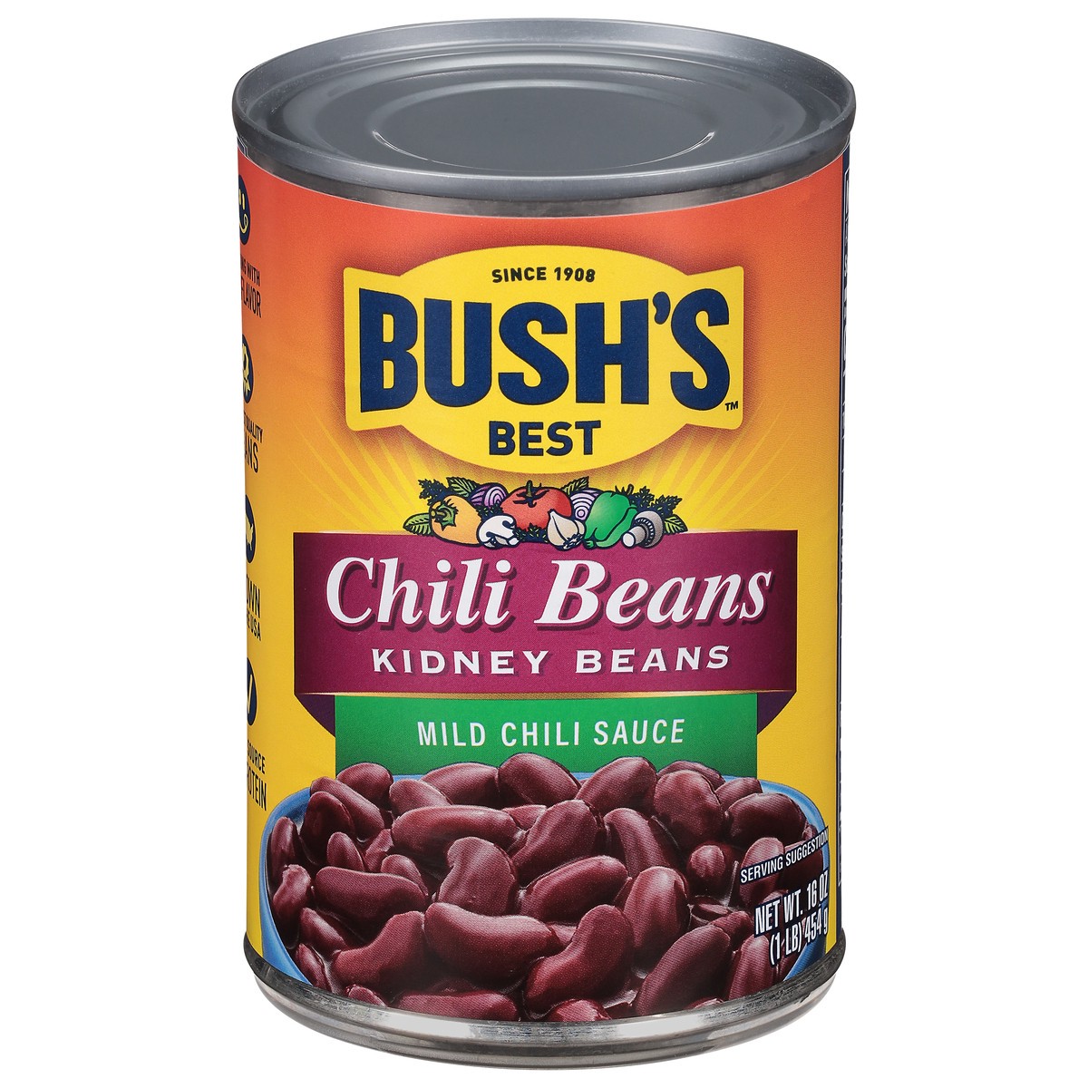slide 1 of 6, Bush's Best Bush's Kidney Beans in a Mild Chili Sauce 16 oz, 16 oz