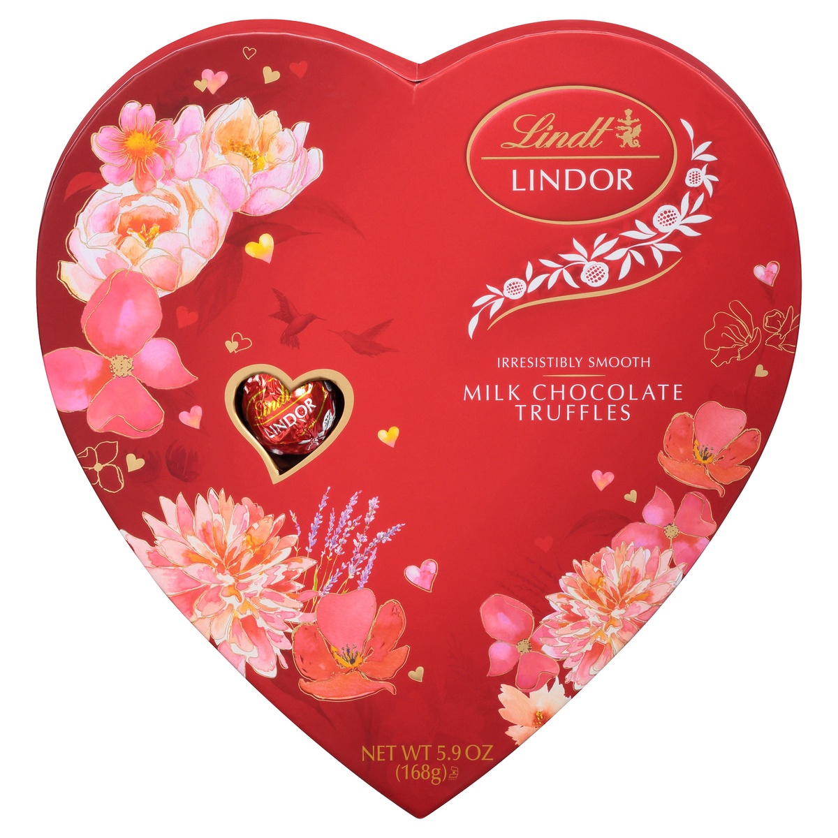 slide 1 of 2, Lindt Valentine's Lindt Lindor Valentine's Milk Chocolate Heart, 5.9 oz