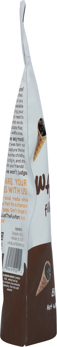 slide 4 of 9, Just the Fun Part Dark Chocolate Waffle Cones Bite-Sized 4.23 oz, 4.23 oz