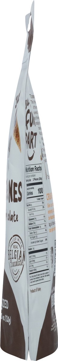 slide 6 of 9, Just the Fun Part Dark Chocolate Waffle Cones Bite-Sized 4.23 oz, 4.23 oz