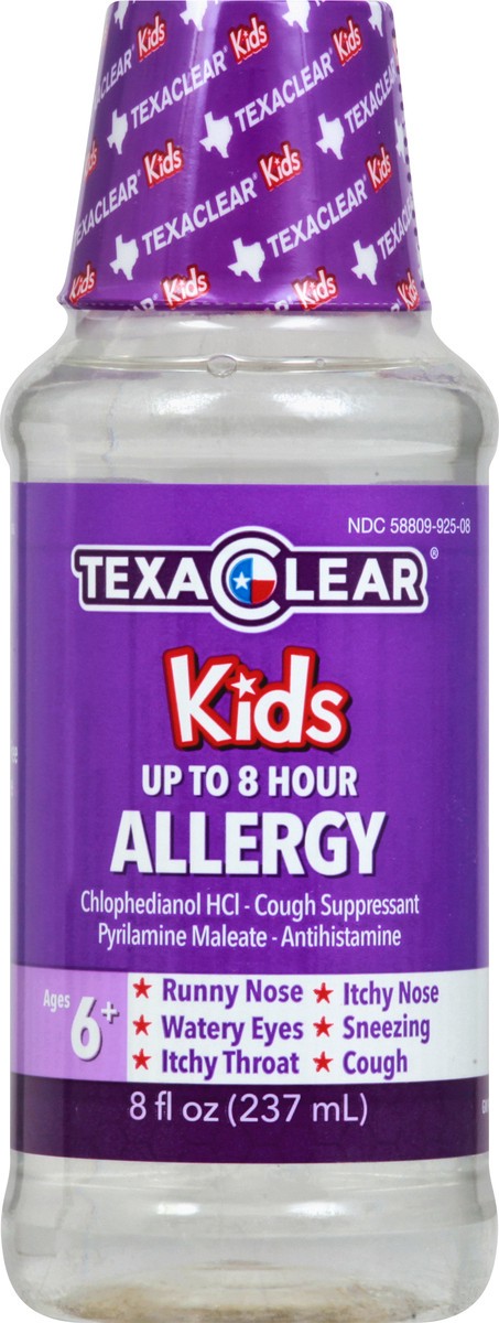 slide 1 of 1, Texa Clear Allergy 8 oz, 8 oz