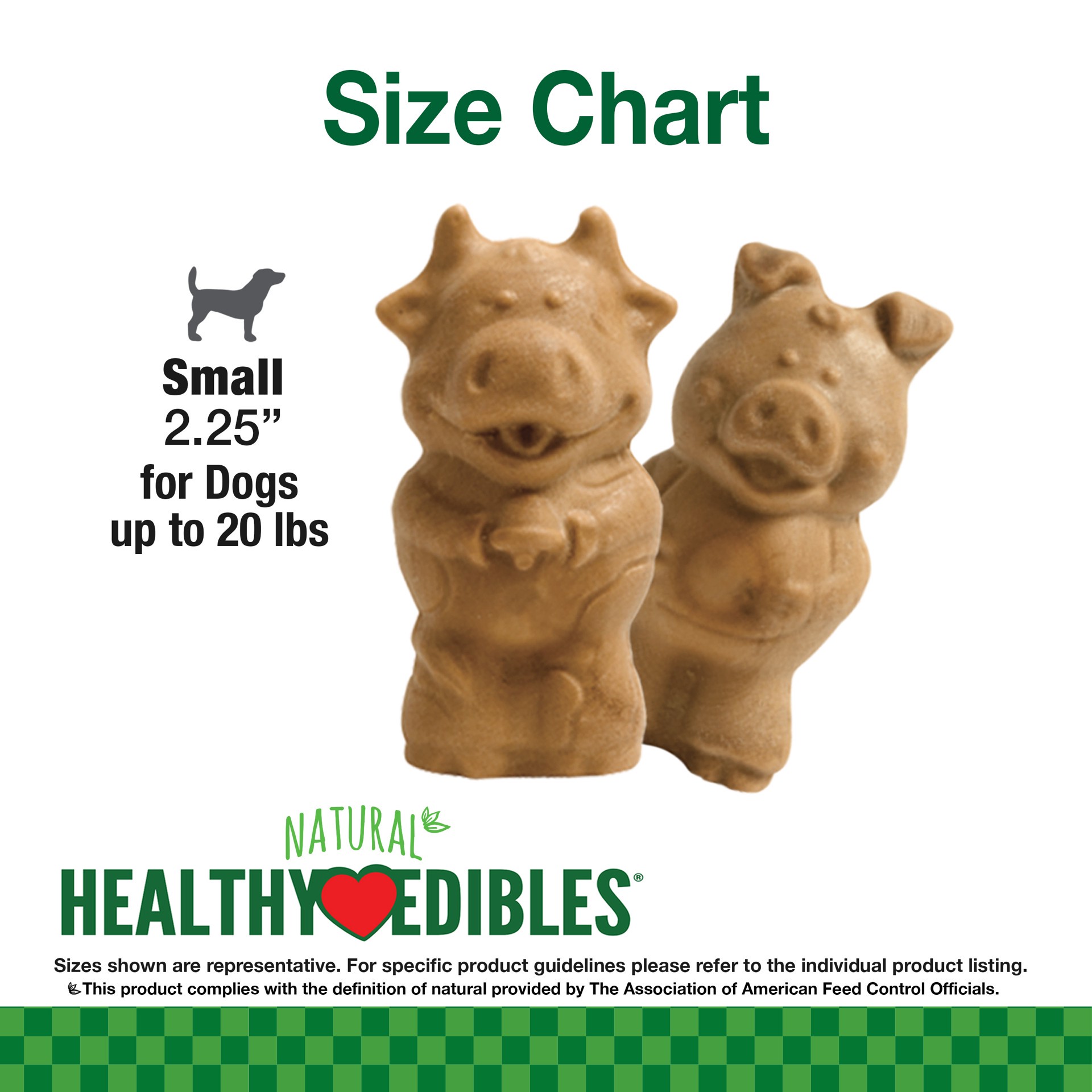 slide 8 of 10, Nylabone Healthy Edibles Puppy Animal-Shaped Lamb & Apple Dog Chew Treats Small/Regular - Up to 25 Ibs.(4 Count), 3.6 oz
