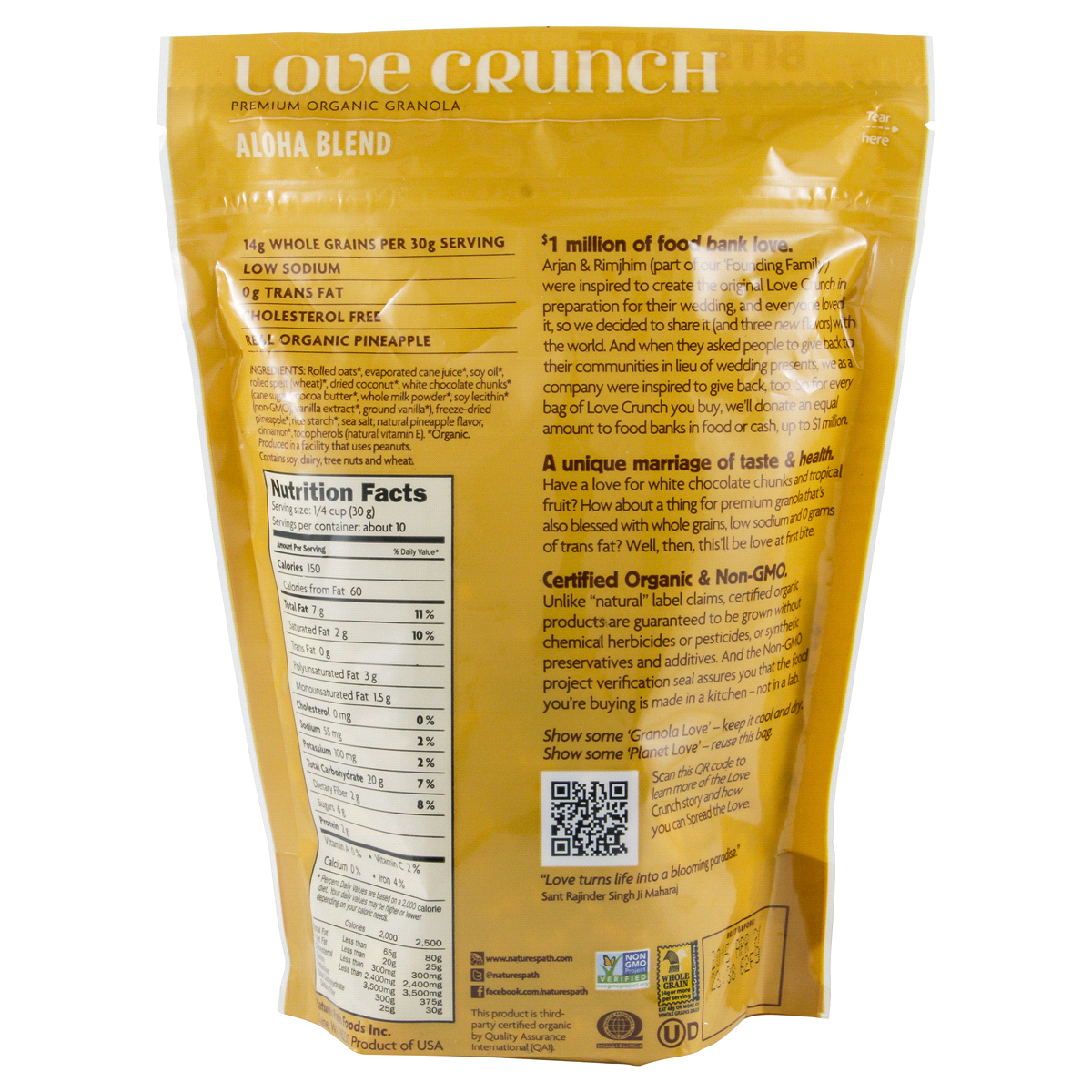 slide 3 of 3, Nature's Path Love Crunch Premium Organic Aloha Blend Granola, 11.5 oz