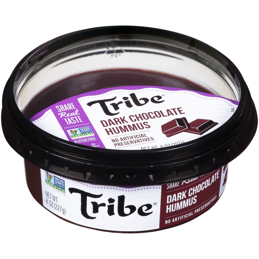 slide 2 of 8, Tribe Chocolate Hummus, 8 oz