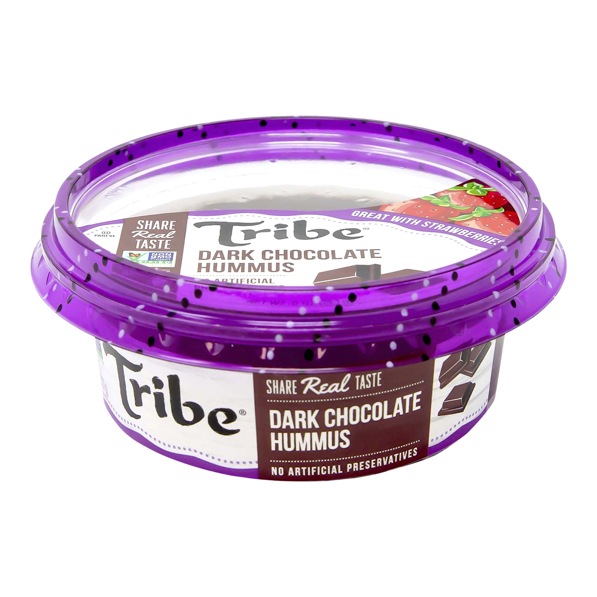 slide 1 of 8, Tribe Chocolate Hummus, 8 oz