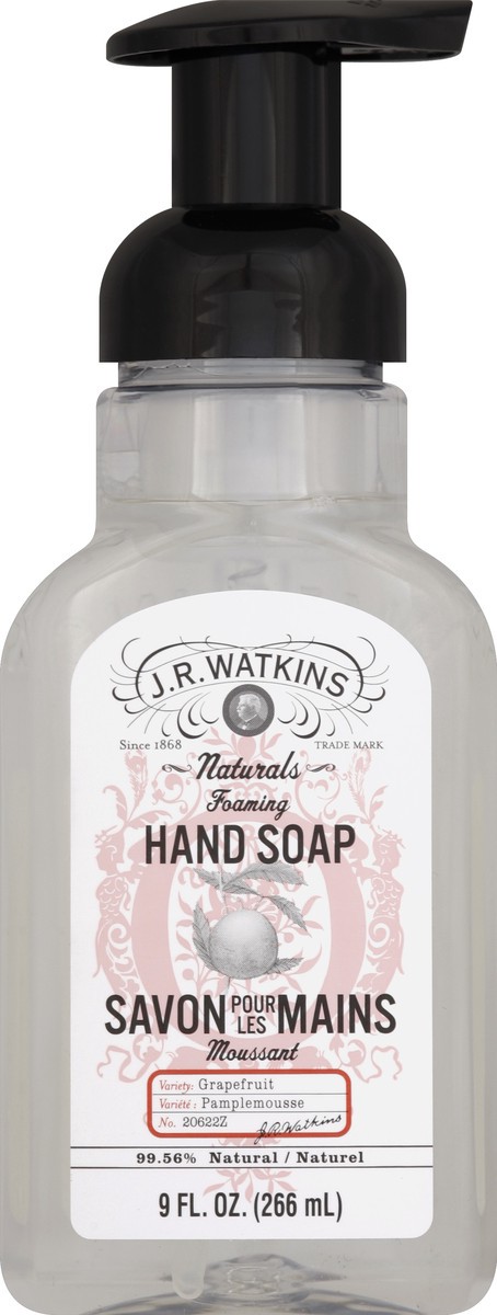 slide 2 of 4, J.R. Watkins Grapefruit Foaming Hand Soap, 9 fl oz