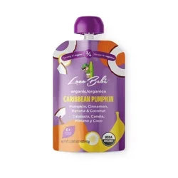 Loco Bebe Caribbean Pumpkin Organic Stage 1 Baby Food Pouch