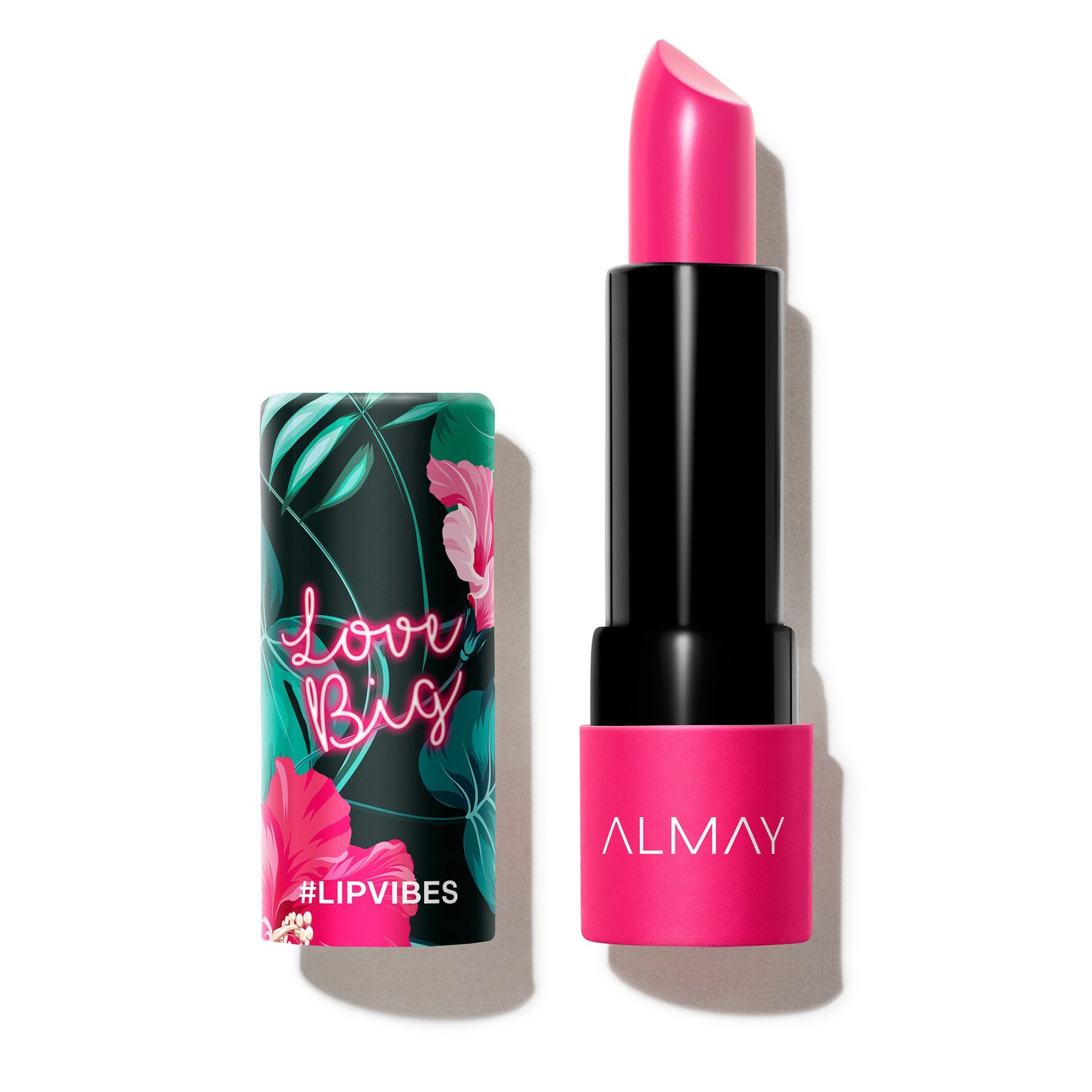 slide 1 of 3, Almay Lip Vibes Matte Lipstick, Love Big, 0.14 oz