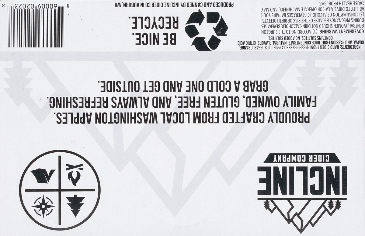 slide 8 of 9, Incline Cider Company Gluten Free Imperial POG Passion Orange Guava Cider 6 - 12 fl oz Cans, 6 ct; 12 fl oz