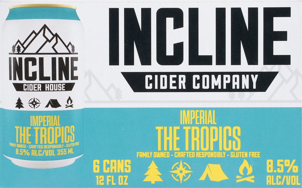 slide 6 of 9, Incline Cider Company Gluten Free Imperial POG Passion Orange Guava Cider 6 - 12 fl oz Cans, 6 ct; 12 fl oz