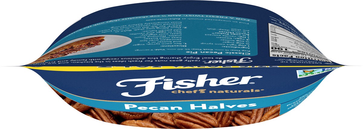 slide 15 of 15, Fisher Chef's Naturals Pecan Halves 24 oz. Bag, 24 oz