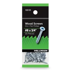 Hillman Phillips Wood Screw 8 x 3/4 in