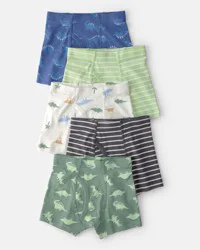 Carter's Toddler Boy 5-Pack Dino Boxer Brief Underwear - Size 2-3