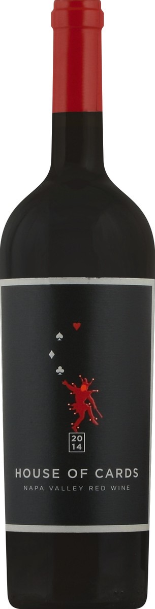 slide 2 of 2, House Of Cards Red Wine 750 ml, 750 ml