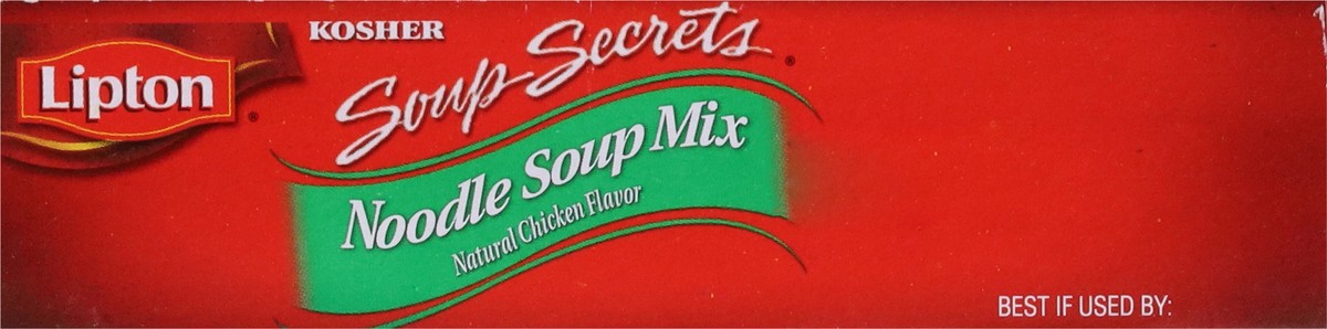 slide 3 of 9, Lipton Soup Secrets Natural Chicken Flavor Noodle Soup Mix 2 ea, 4.09 oz