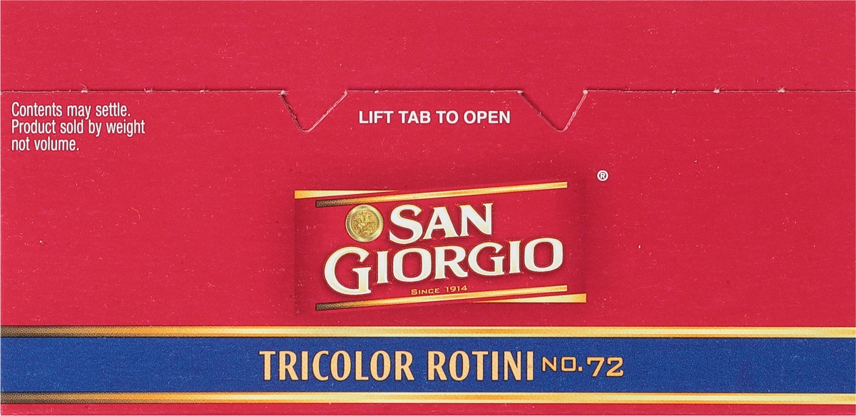 slide 9 of 9, San Giorgio No. 72 Tricolor Rotini 12 oz, 12 oz