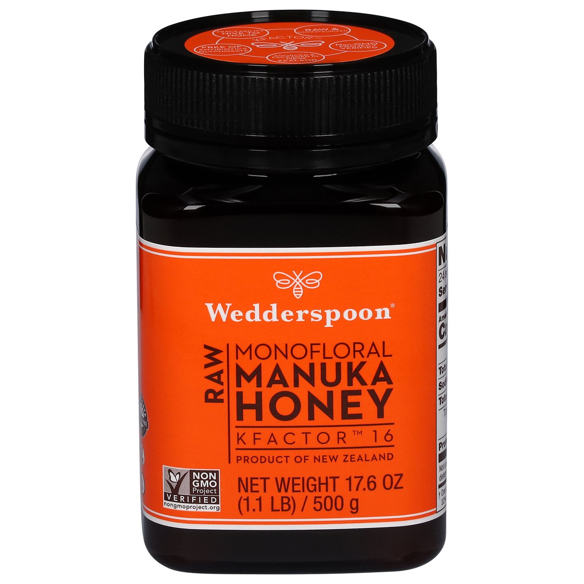 slide 1 of 13, Wedderspoon Raw Monofloral Manuka Honey 17.6 oz, 17.6 oz